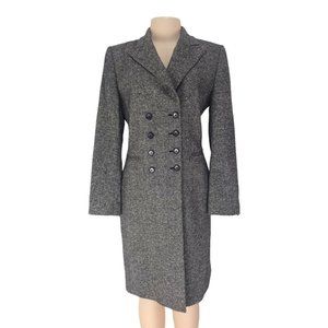 Tahari Gray long coat jacket
